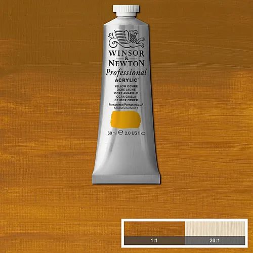 Winsor & Newton W&n Prof. Acrylfarbe 60ml Tube Gelber Ocker