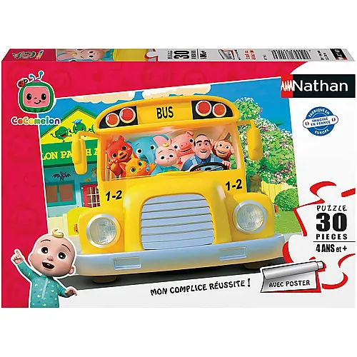 Nathan Puzzle In autobus con CoComelon - 30 pezzi