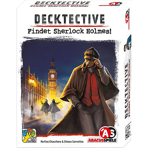 Abacus Spiele Decktective - Findet Sherlock Holmes - Deutsch