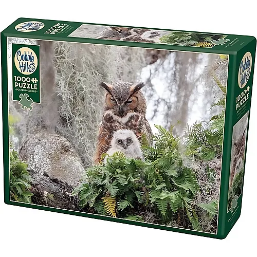 Cobble Hill Puzzle Great Horned Owl - 1000 Teile