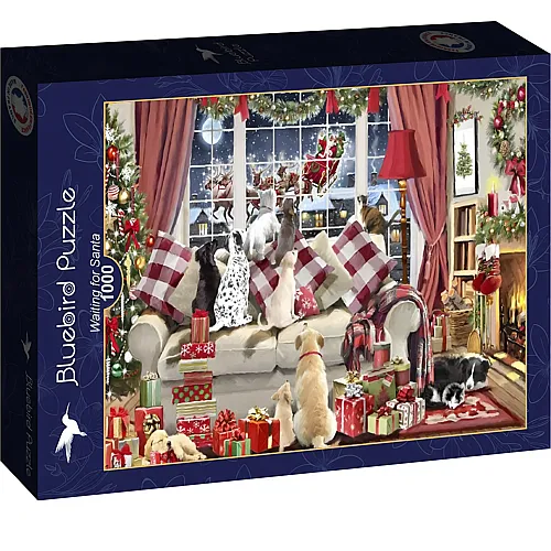 Bluebird Puzzle Warten auf den Weihnachtsmann (1000Teile)