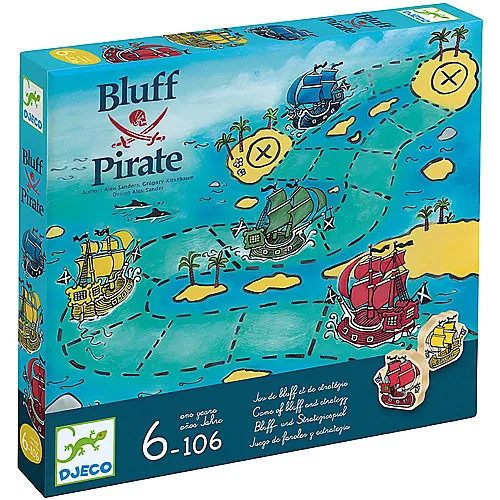 Djeco Spiele Bluff Pirate (mult)
