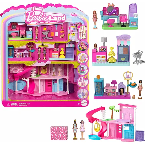 Mini BarbieLand Traumvilla und 3 Spielsets