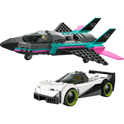 LEGO City D�senflieger vs. Rennauto 60489