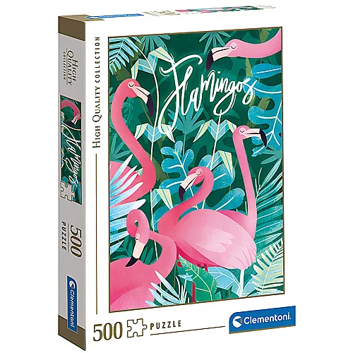 Clementoni Puzzle High Quality Collection Flamingos (500Teile)