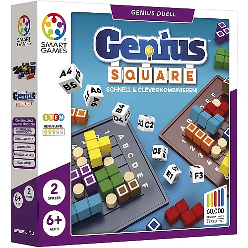 SmartGames Genius Square - Schnell & Clever kombinieren