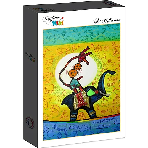 Grafika Puzzle Art Collection Anne Poir� & Patrick Guallino Grafika Kids Ganesh du Bonheur - 204 Teile
