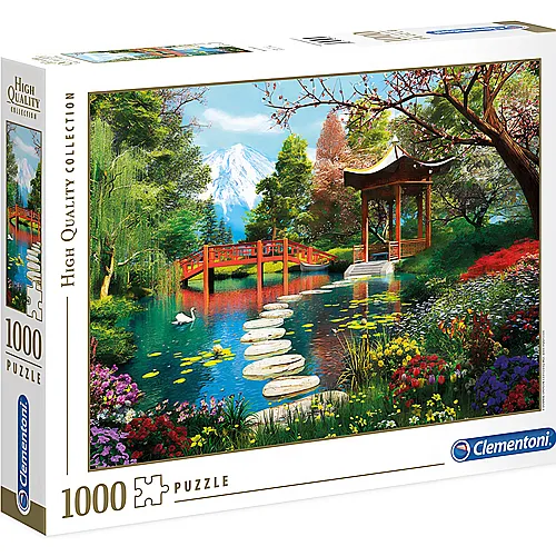 Clementoni Puzzle High Quality Collection Gardens of Fuji (1000Teile)