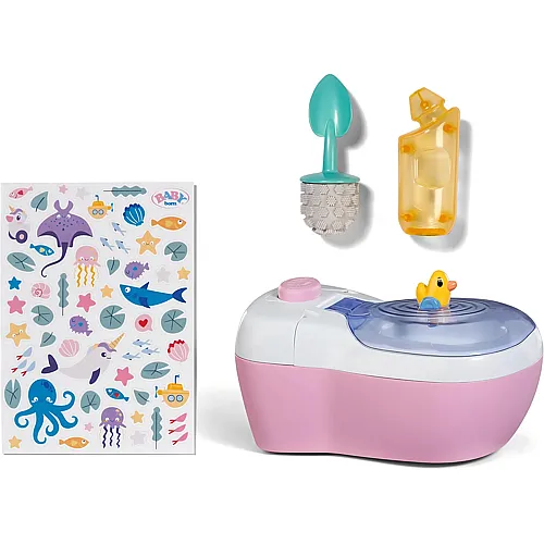 Puppentoilette mit Sp�lger�uschen 36-43cm