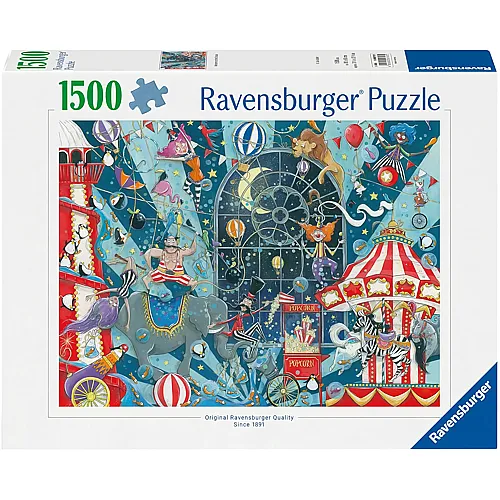 Ravensburger Puzzle Willkommen beim Zirkus - 1500 Teile