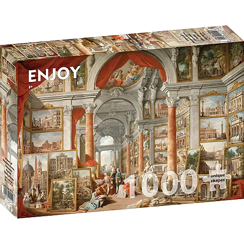 Enjoy Puzzle Paolo Panini: Ansichten des modernen Roms - 1000 Teile