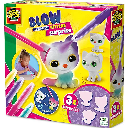 SES Blow Airbrush Pens-K�tzchen Surprise