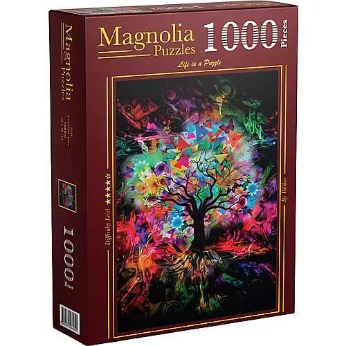 Magnolia Puzzle Colorful Tree (1000Teile)