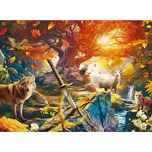 Ravensburger Puzzle Excalibur Forest - 500 Teile