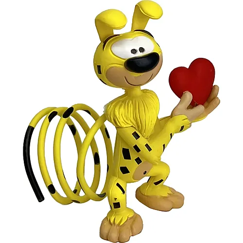 Marsupilami mit einem Herz 7cm