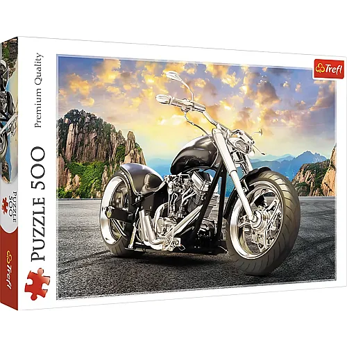 Trefl Puzzle Schwarzes Motorrad (500Teile)