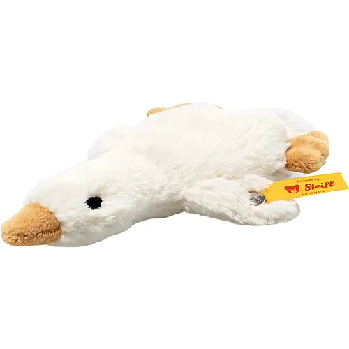 Steiff Gilda Gans Greifling mit Rassel Weiss - 13 cm