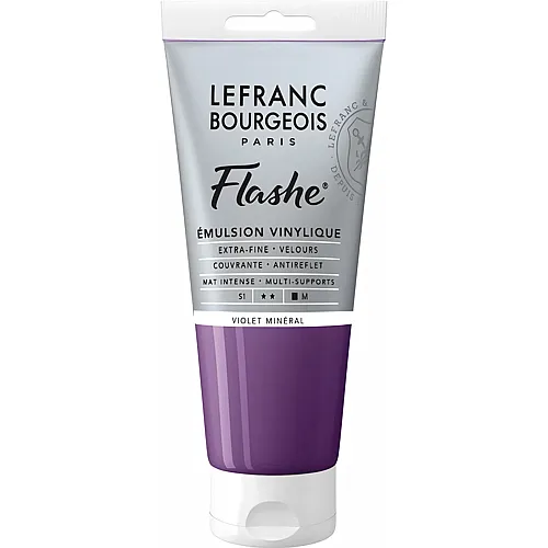 Lefranc Bourgeois Lfb Flashe Acryl 80ml Tube Mineralviolett
