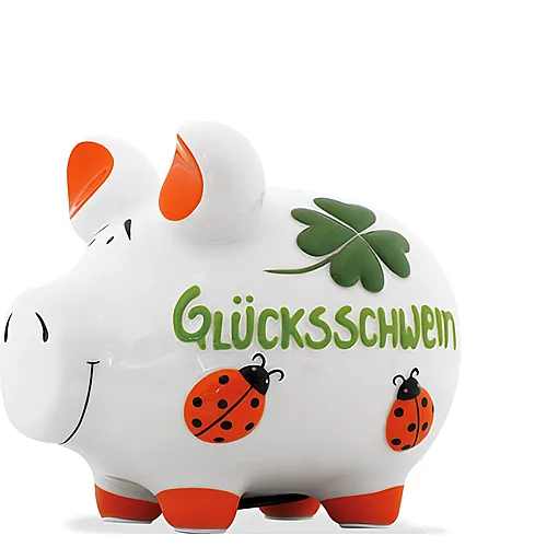 Sparschwein Glcksschwein aus Keramik