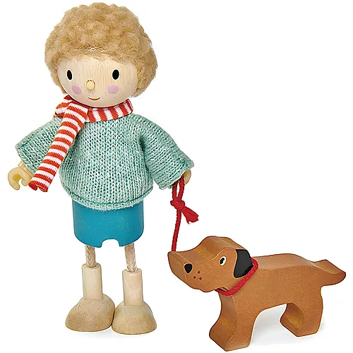 Tender Leaf Toys Puppenhaus Mr Goodwood & Hund
