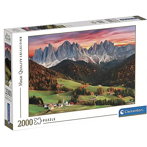 Clementoni Puzzle High Quality Collection Val di Funes (2000Teile)