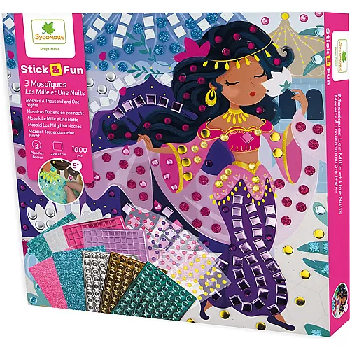 Sycomore Stick'n Fun PM Mosaiques Contes DU Monde (fr-de-it)