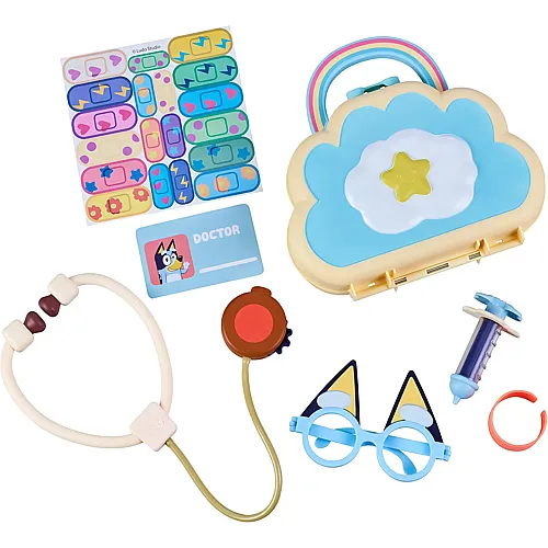 Moose Toys Bluey Doctor Spielset - 7 Teile