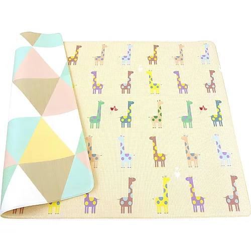 BABY CARE Spielmatte Giraffe in Love - 125 x 185 cm