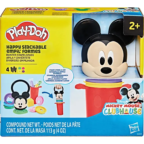 Play-Doh Disney Junior Bunter Stapelspass Spielzeugset mit Mickey Mouse