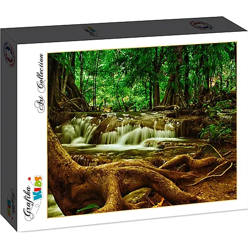 Grafika Puzzle Art Collection Grafika Kids Waterfall in Forest - 12 Teile