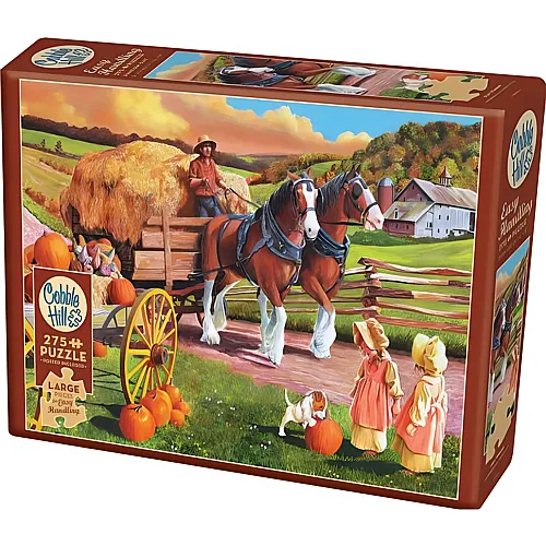 Cobble Hill Puzzle 275 Teile XXL Teile - Hay Wagon