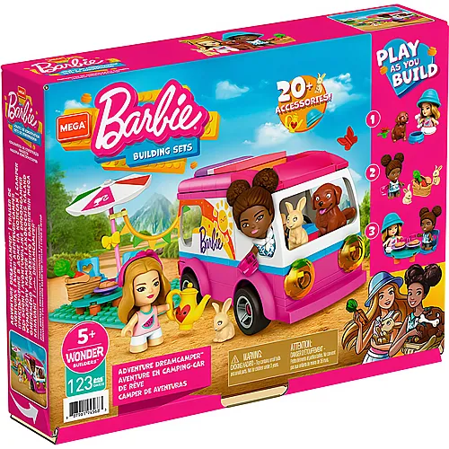 Mega Construx Barbie Abenteuer Traumwohnmobil (123Teile)