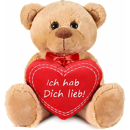 Brubaker Teddy mit Herz - Ich hab Dich lieb - 35 cm