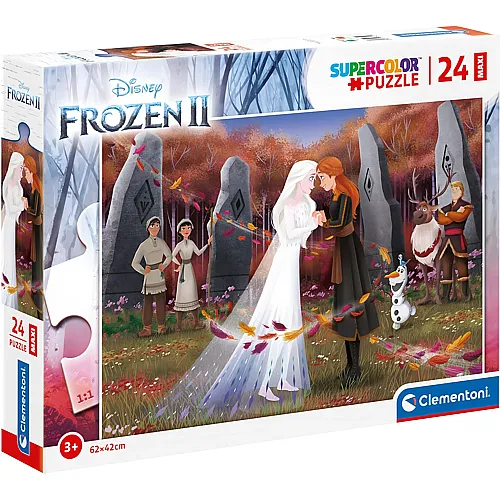 Clementoni Puzzle Supercolor Maxi Disney Frozen 2 - 24 Teile