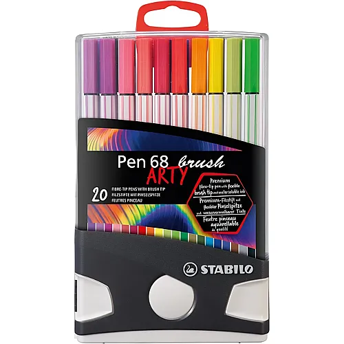 STABILO Pen 68 Pinsel ARTY ColorParade, 20 Stk.