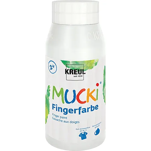 Kreul Mucki Fingerfarbe Weiss