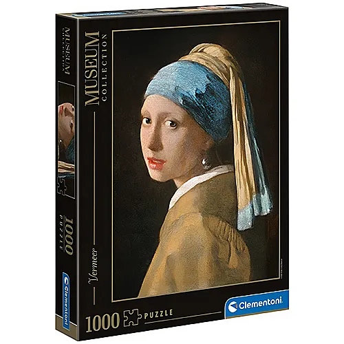 Clementoni Puzzle Museum Collection Girl with pearl earring (1000Teile)