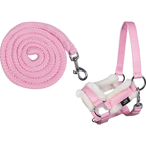 Halfter und Strick Rosa