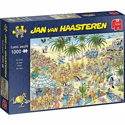 Jumbo Puzzle Jan van Haasteren The Oasis (1000Teile)