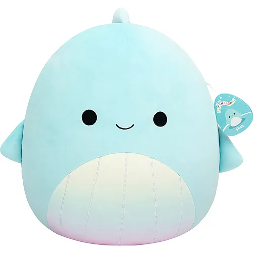 Squishmallows Pl�sch Shah der t�rkis Wal - 40 cm