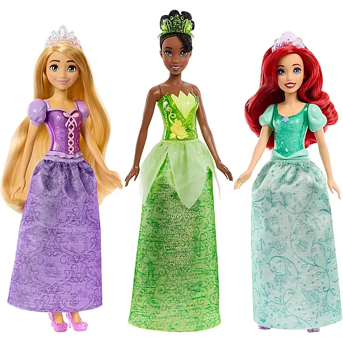 3er-Set Tiana, Rapunzel und Arielle