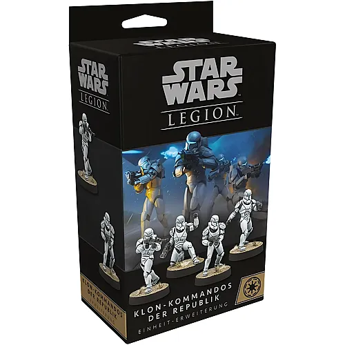 Atomic Mass Games Star Wars: Legion - Klon-Kommandos der Republik, Einheit-Erweiterung, Tabletop, 2 Spieler, Ab 14+ Jahren, 120-180