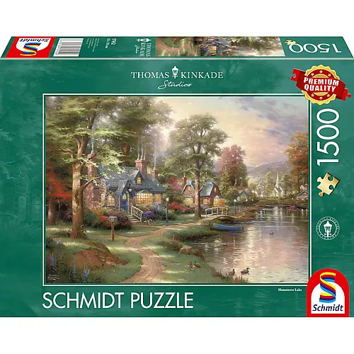 Schmidt Puzzle Thomas Kinkade Am See (1500Teile)