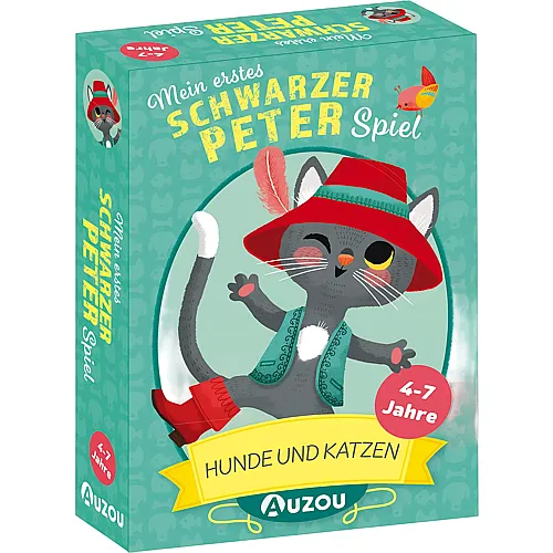 HUCH Mein erstes Schwarzer Peter Spiel - Hunde und Katzen (DE)