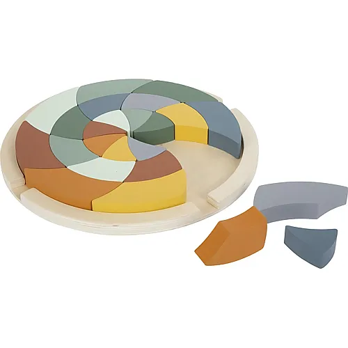 Farbenpuzzle Rund 24Teile