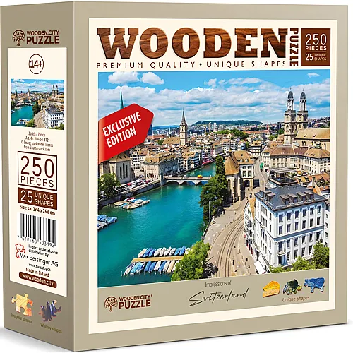 Wooden City Zrich, Schweiz (250Teile)
