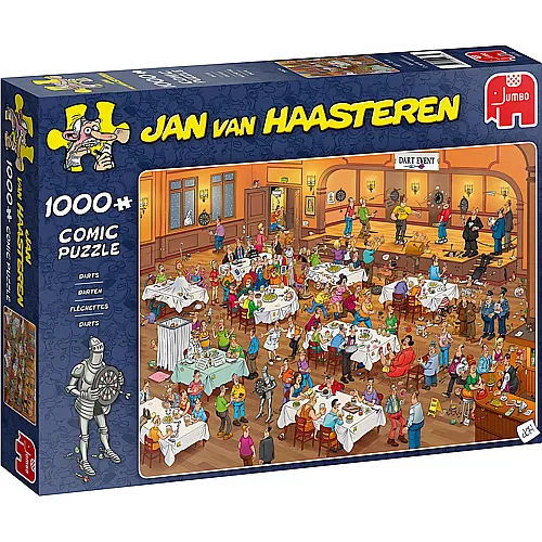Jumbo Puzzle Jan van Haasteren Das Dart-Turnier (1000Teile)