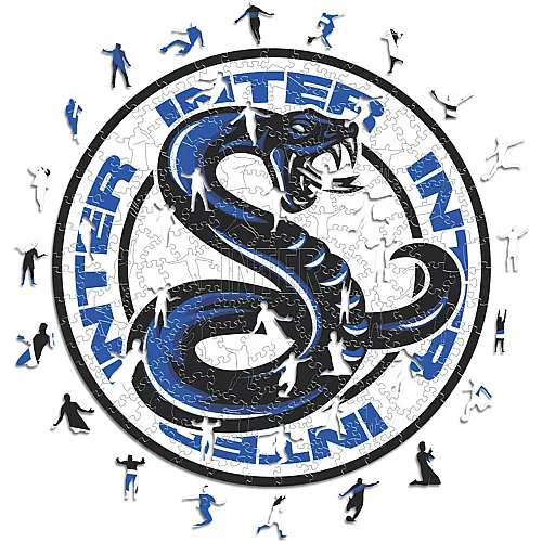 Iconic Puzzle FC Inter Mailand Logo mit Schlange (250Teile)