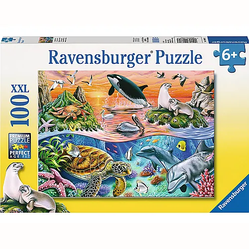 Ravensburger Puzzle Bunter Ozean (100XXL)