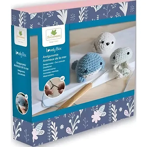 Sycomore Lovely Box PM Amigurumi Animaux DE LA Mer